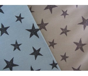 Jersey Boxer Sterne braun hellbraun